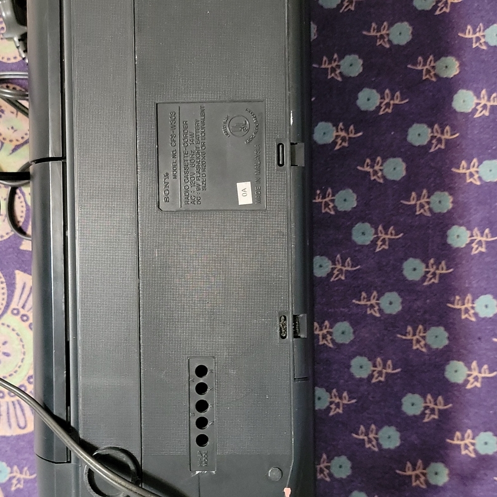 Sony Radio Cassette-Corder - Picture 7 of 7